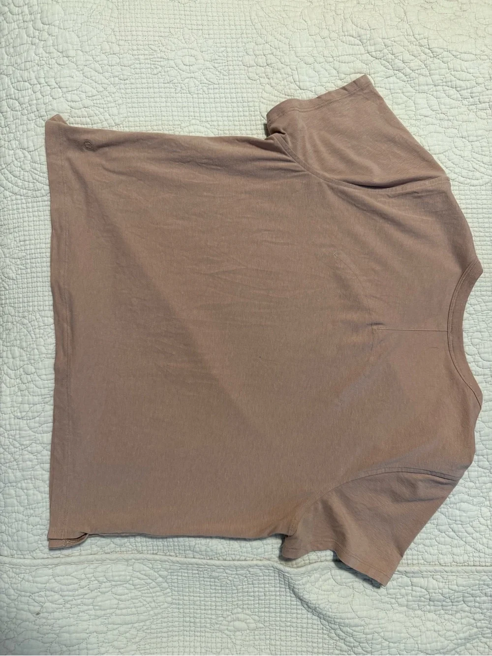 Lululemon Classic Blend T-Shirt, Pink Clay, Size 8
